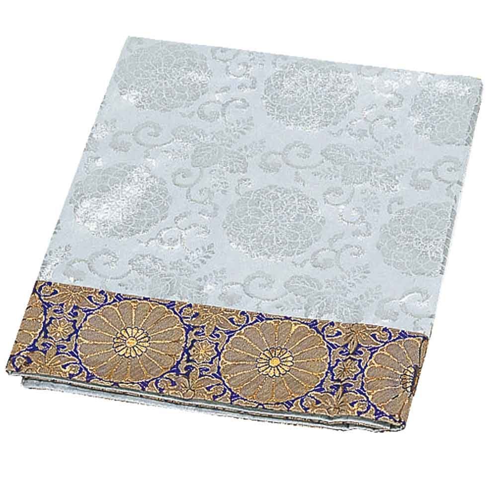 Amazon | 祭壇用布(掛布・祭壇カバー) 白布・金襴縁取 [3段用]30-3